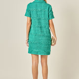 Textured Mini Dress