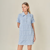 Textured Mini Dress