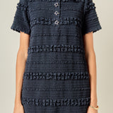 Textured Mini Dress