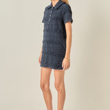 Textured Mini Dress