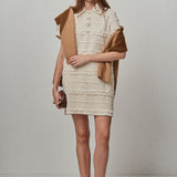 Textured Mini Dress