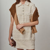 Textured Mini Dress
