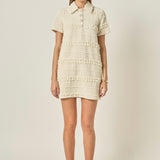 Textured Mini Dress
