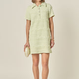 Textured Mini Dress