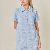 Textured Mini Dress