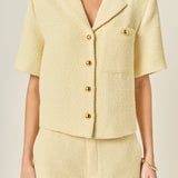 Tweed Short Sleeve Shirt