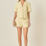 Tweed Short Sleeve Shirt