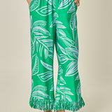 Elodie Fringe Hem Pants