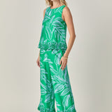 Elodie Fringe Hem Pants