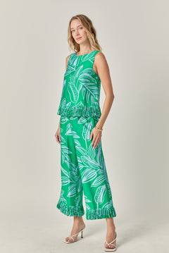 Elodie Fringe Hem Pants