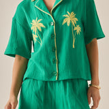 The Colette Tropical Embroidered Shirt