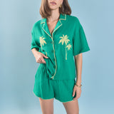 Colette Tropical Embroidered Shorts
