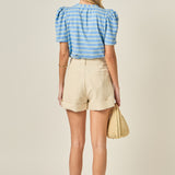 Stripe Knit Shirt