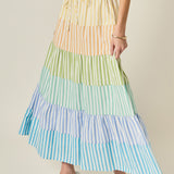 Pastel Tier Skirt