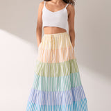 The Pastel Tier Skirt