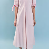 Stitch Detailed Midi Dress