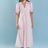 Stitch Detailed Midi Dress