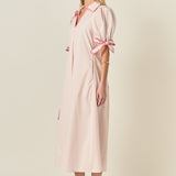 Stitch Detailed Midi Dress