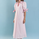 Stitch Detailed Midi Dress