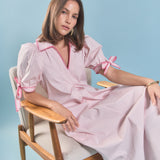 Stitch Detailed Midi Dress