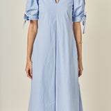 Stitch Detailed Midi Dress