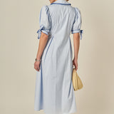 Stitch Detailed Midi Dress