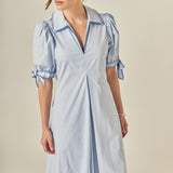 Stitch Detailed Midi Dress