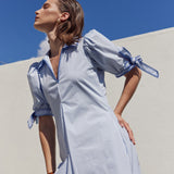 Stitch Detailed Midi Dress