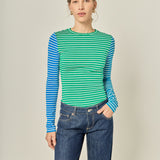 Bold Stripe Colorblock Tee