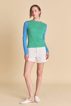 Bold Stripe Colorblock Tee