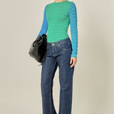 Bold Stripe Colorblock Tee