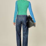 Bold Stripe Colorblock Tee