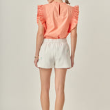 The Lila Tropical Embroidered Shorts