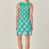 Seabloom Crochet Knit Dress