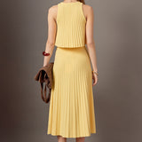 Madison Pleated A-Line Skirt
