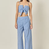 Gingham Culotte Breeze Pants