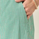 Gingham Culotte Breeze Pants