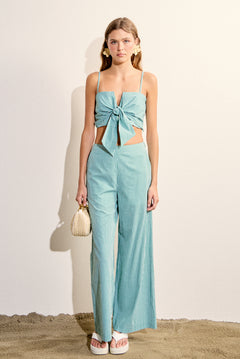 Gingham Culotte Breeze Pants