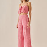 Gingham Culotte Breeze Pants