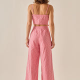 Gingham Culotte Breeze Pants
