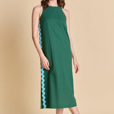 Sleeveless Ric Rac Midi Dress