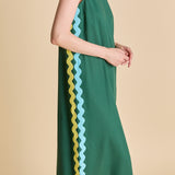 Sleeveless Ric Rac Midi Dress