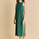 Sleeveless Ric Rac Midi Dress