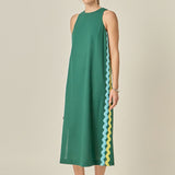Sleeveless Ric Rac Midi Dress
