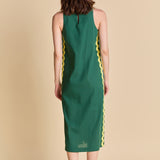 Sleeveless Ric Rac Midi Dress