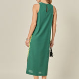 Sleeveless Ric Rac Midi Dress