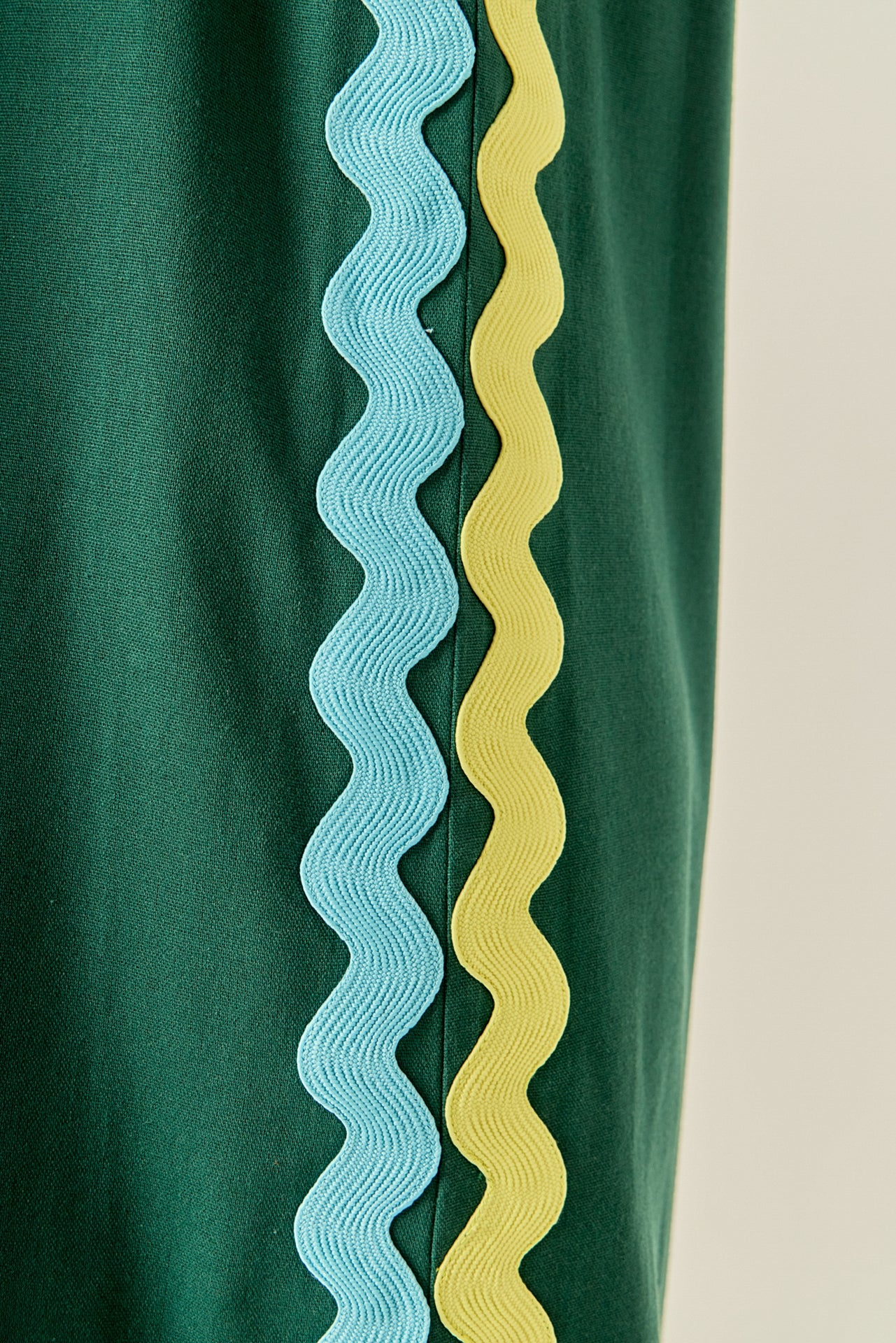 english factory linen cotton ric rac midi dress English Factory Sleeveless Ric Rac Dress