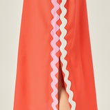 Sleeveless Ric Rac Midi Dress