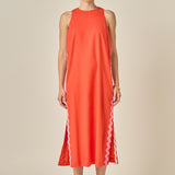 Sleeveless Ric Rac Midi Dress