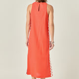 Sleeveless Ric Rac Midi Dress